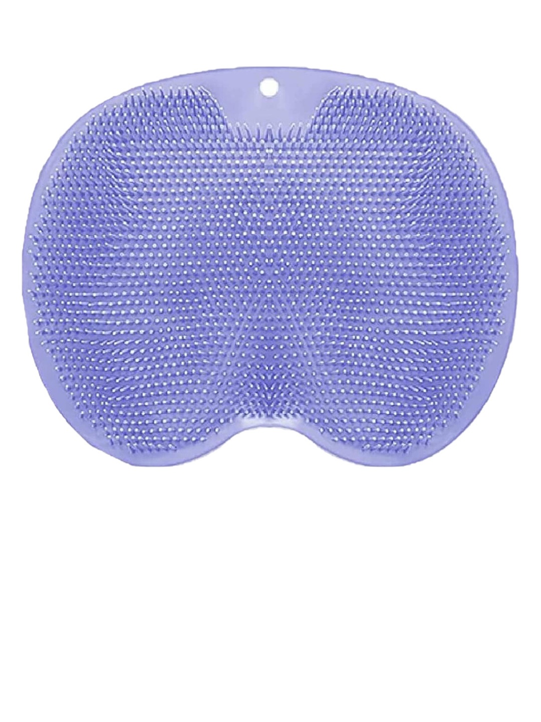 

KAZARMAA Silicone Exfoliating Dead Skin Bath Foot Scrubber Mat, Purple