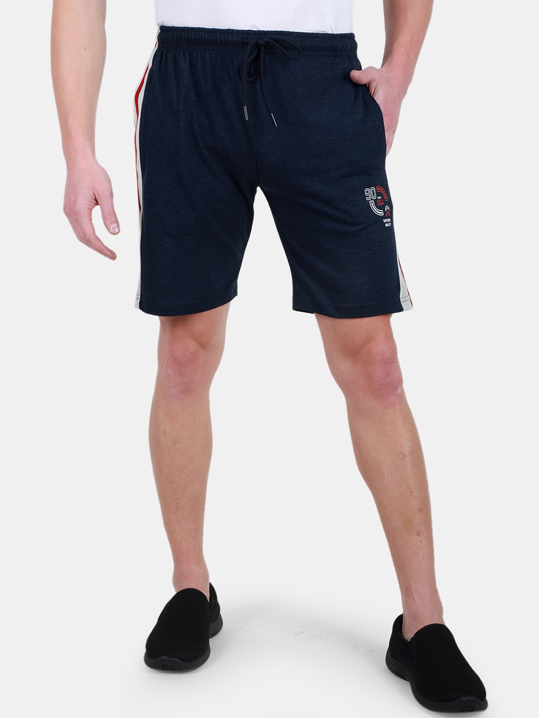 

Duke Men High-Rise Cotton Regular Shorts, Blue