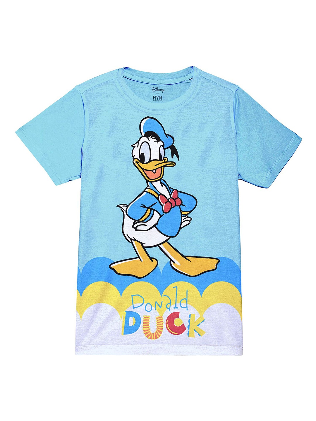 

Wear Your Mind Boys Donald Duck Printed Round-Neck T-shirt, Blue