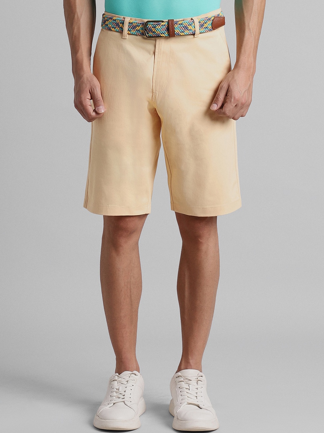 

SIMON CARTER LONDON Men Slim Fit Shorts, Beige