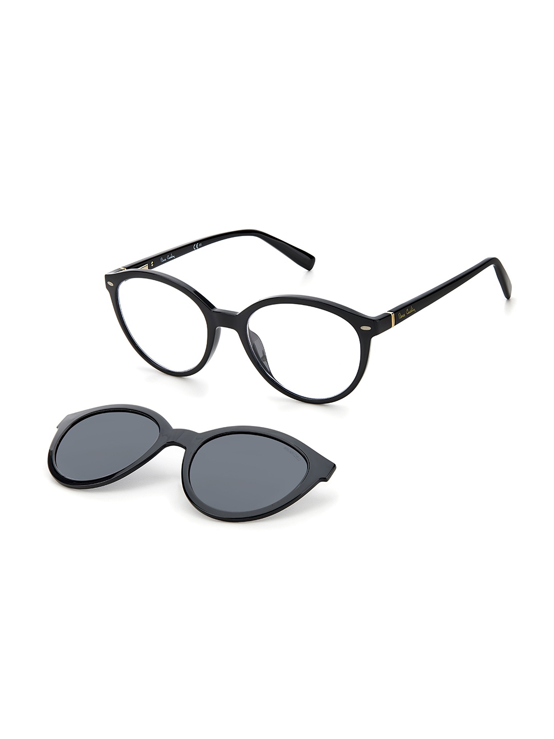 

pierre cardin Women Oval Sunglasses with UV Protected Lens 20368980752M9, Black