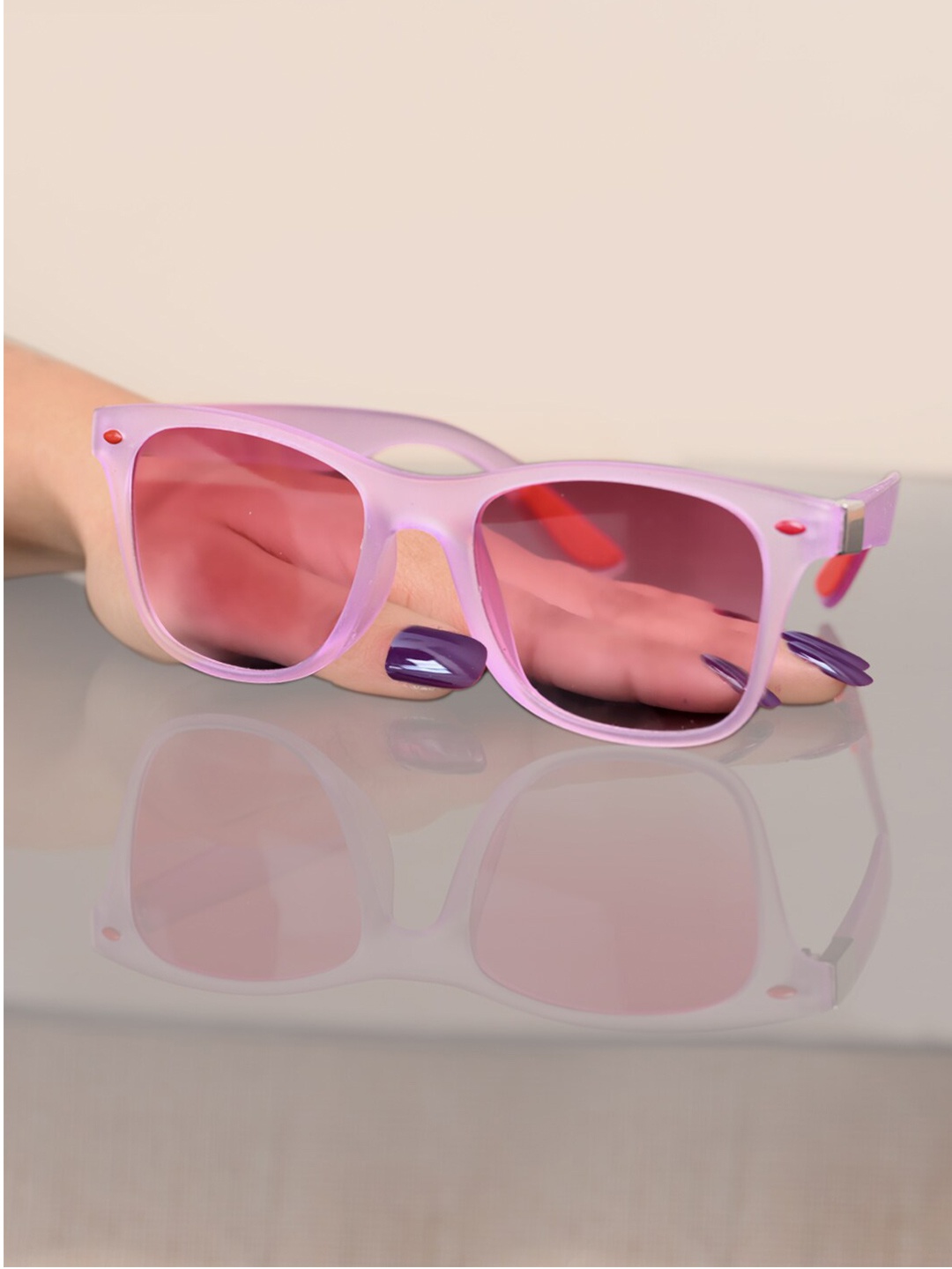 

DressBerry Women Pink Wayfarer Sunglasses with UV Protected Lens DBSG-10-PK