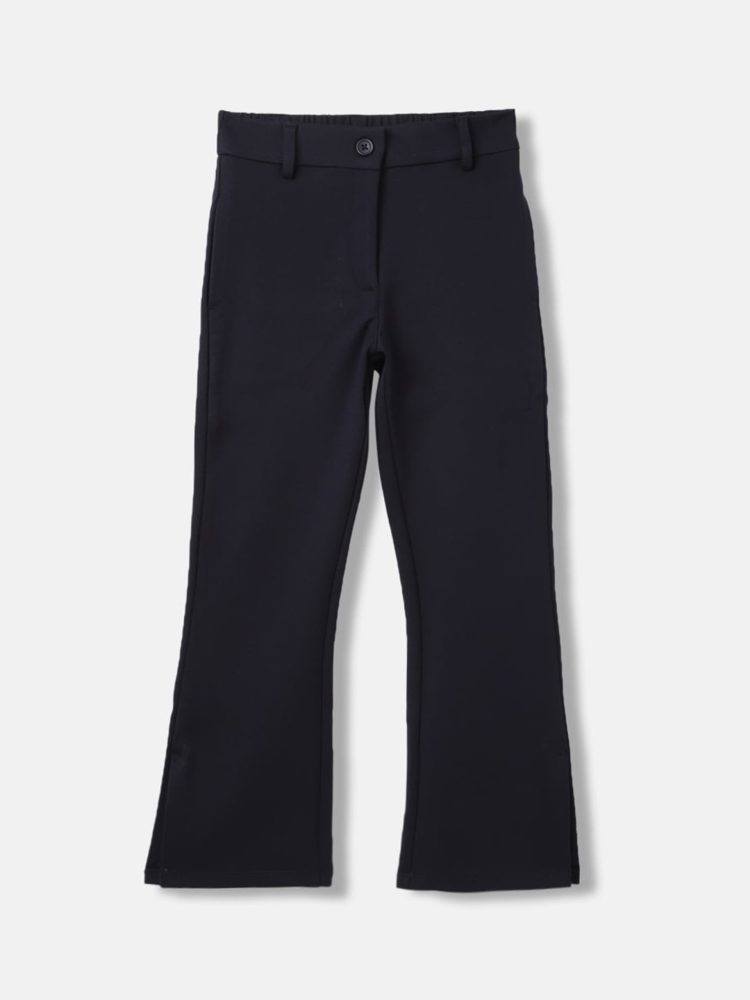 

ELLE Girls Mid-Rise Bootcut Trouser, Navy blue