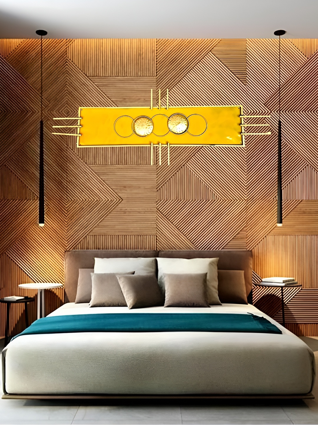 

RSN Yellow & Gold Toned Wall Hanging