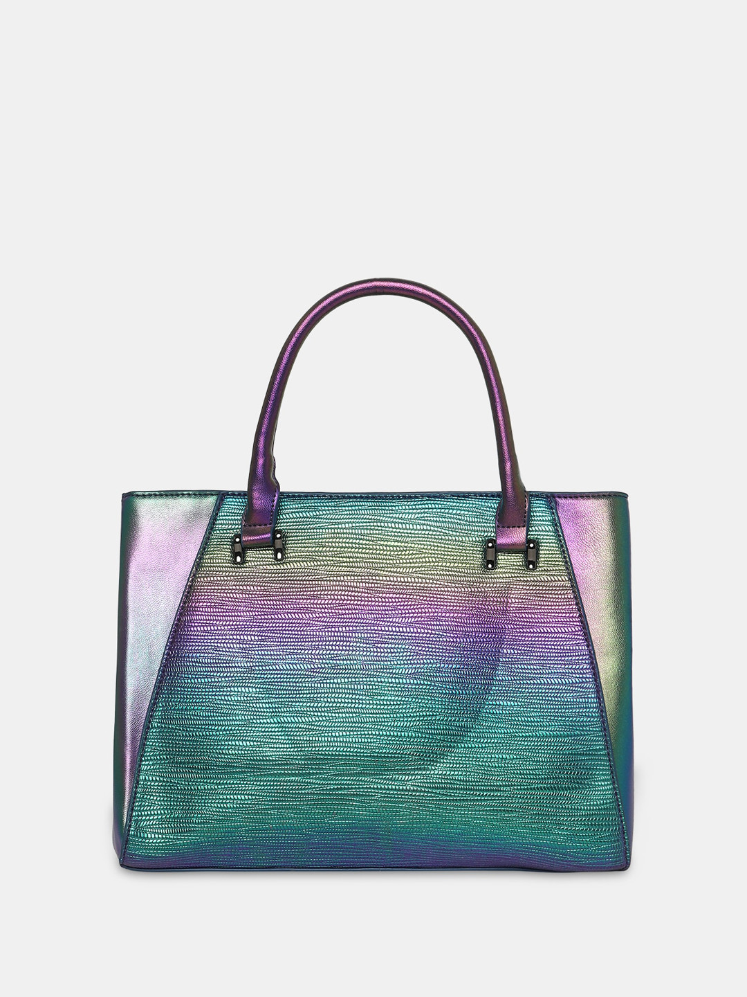 

Caprese Theia Iridescent Sheen Oversized Structured Shoulder Bag, Green