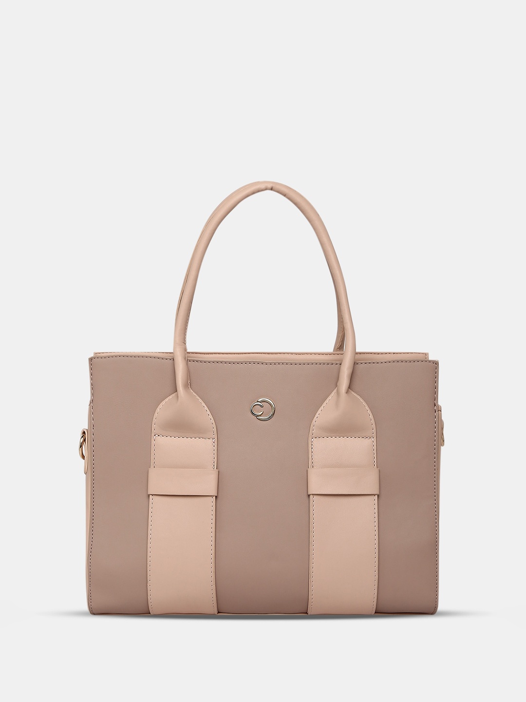 

Caprese Leather Oversized Swagger Handheld Bag, Pink
