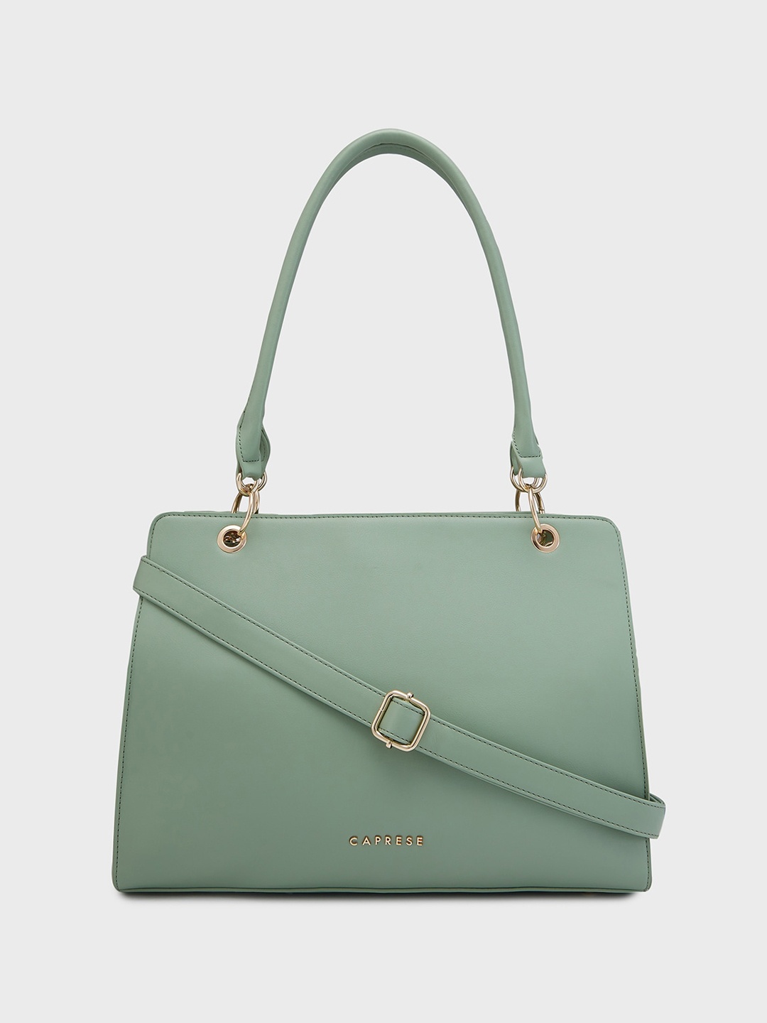 

Caprese Structured Handheld Bag, Green