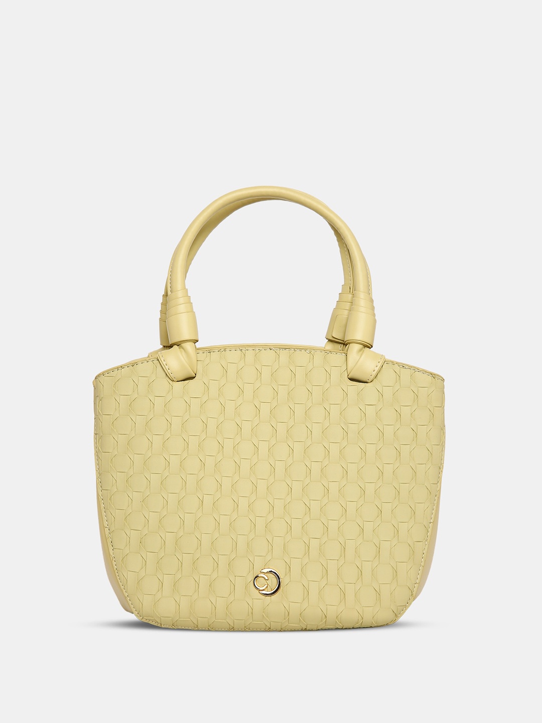 

Caprese PU Oversized Shopper Handheld Bag with Quilted, Green