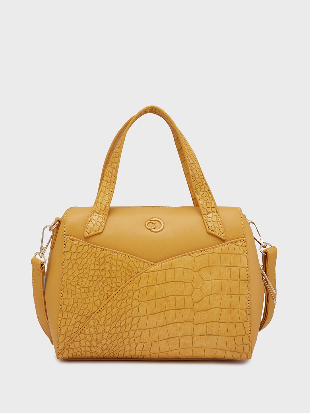 

Caprese Textured Structured Satchel, Brown