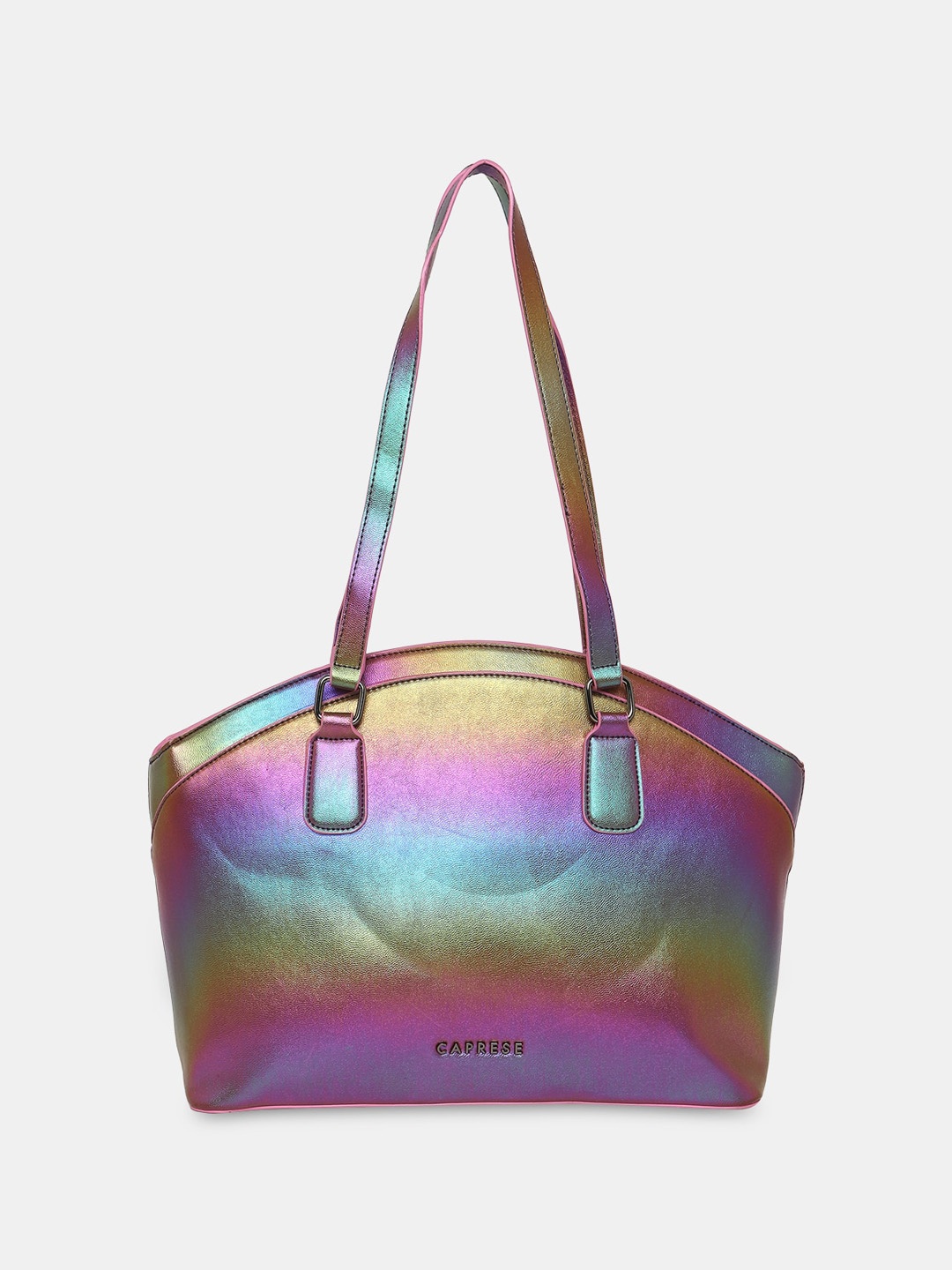

Caprese PU Half Moon Shoulder Bag with Bow Detail, Blue