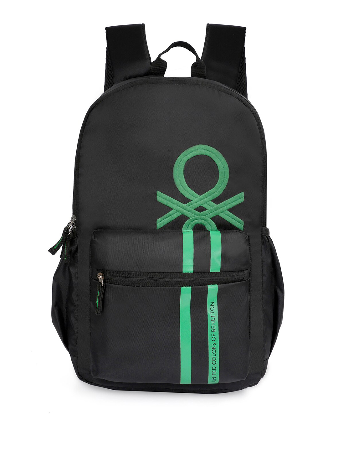 

United Colors of Benetton Fiesco Brand Logo Backpack, Black
