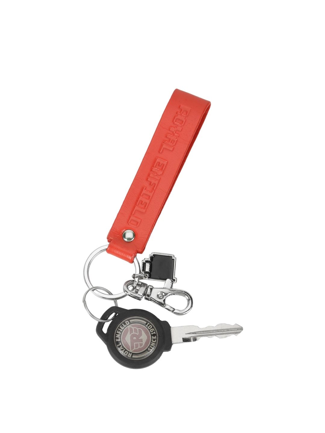 

Royal Enfield Metal Key Chain, Red