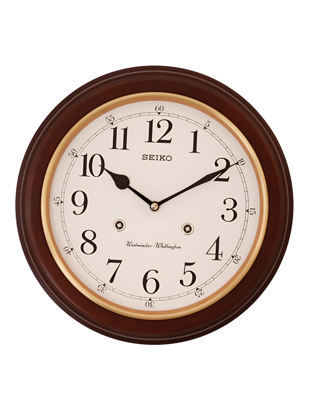 

SEIKO Brown Printed Round Shaped Traditional Wall Clock