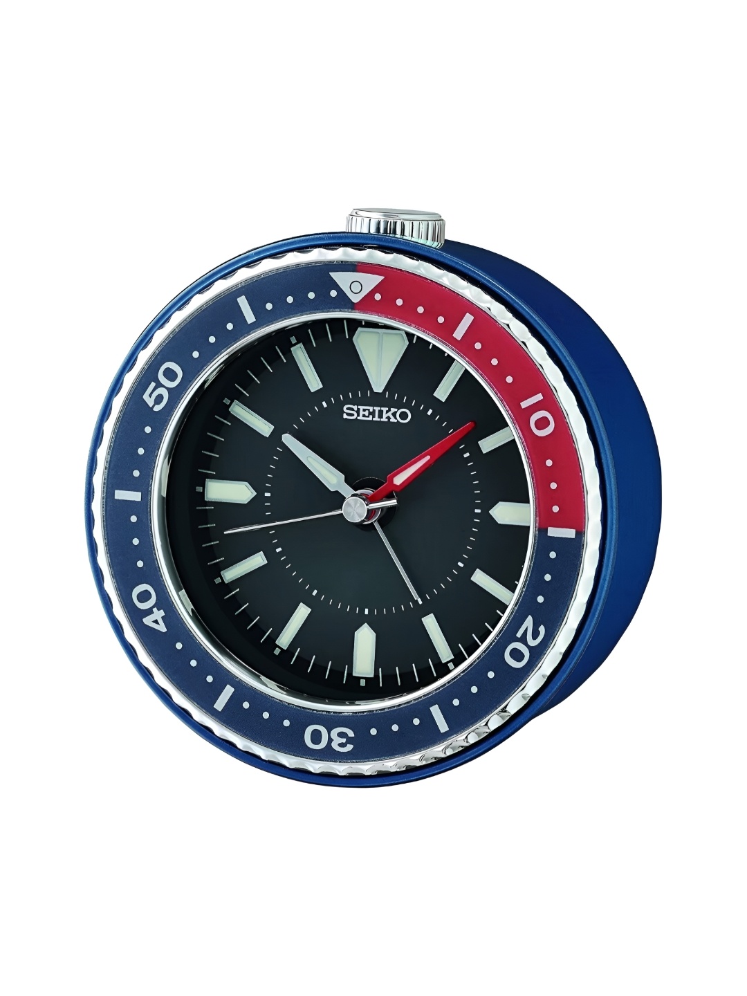 

SEIKO Blue & Red Traditional Table Clock