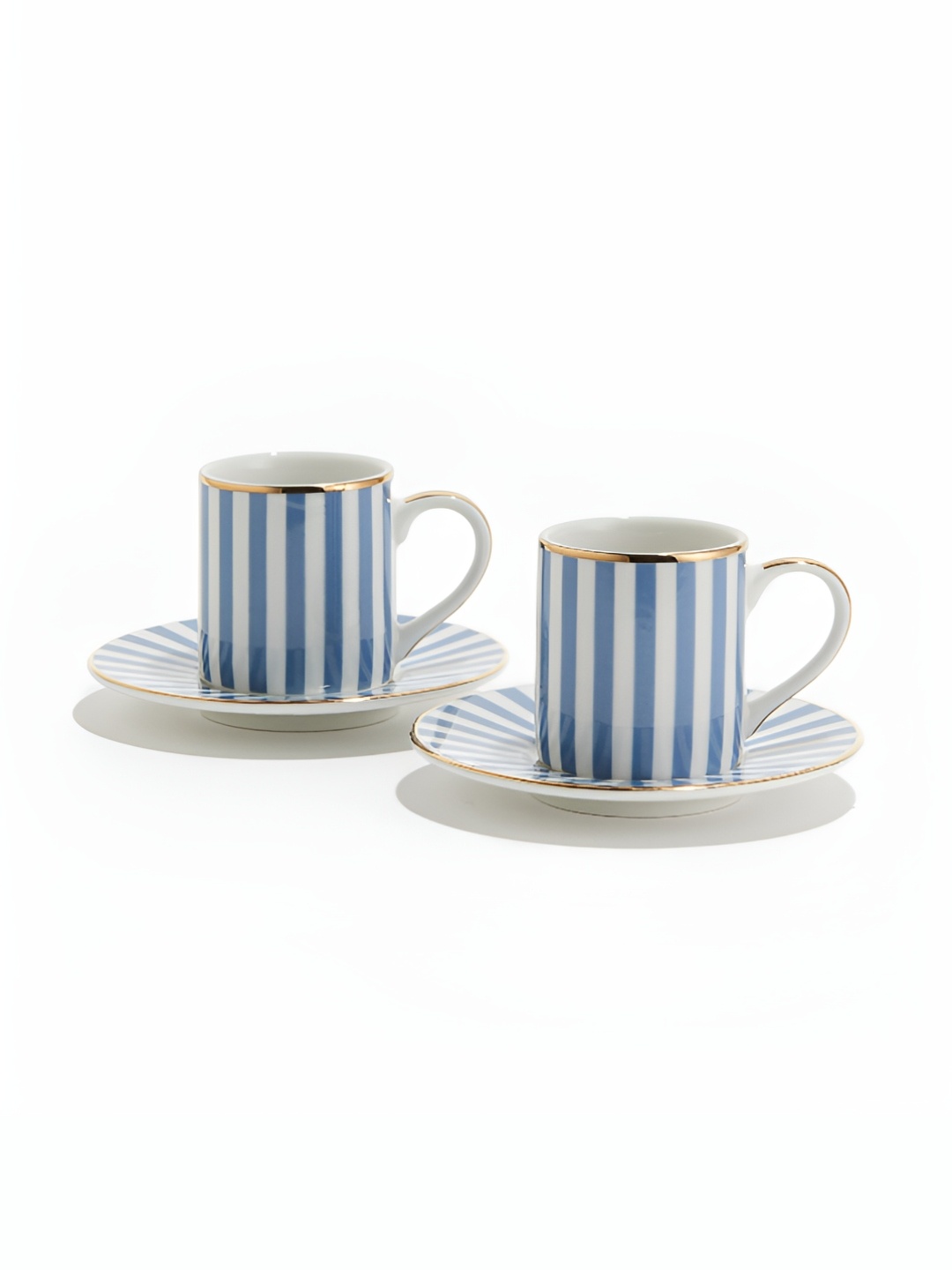 

H&M Blue 2-Pack Espresso Cup And Saucer