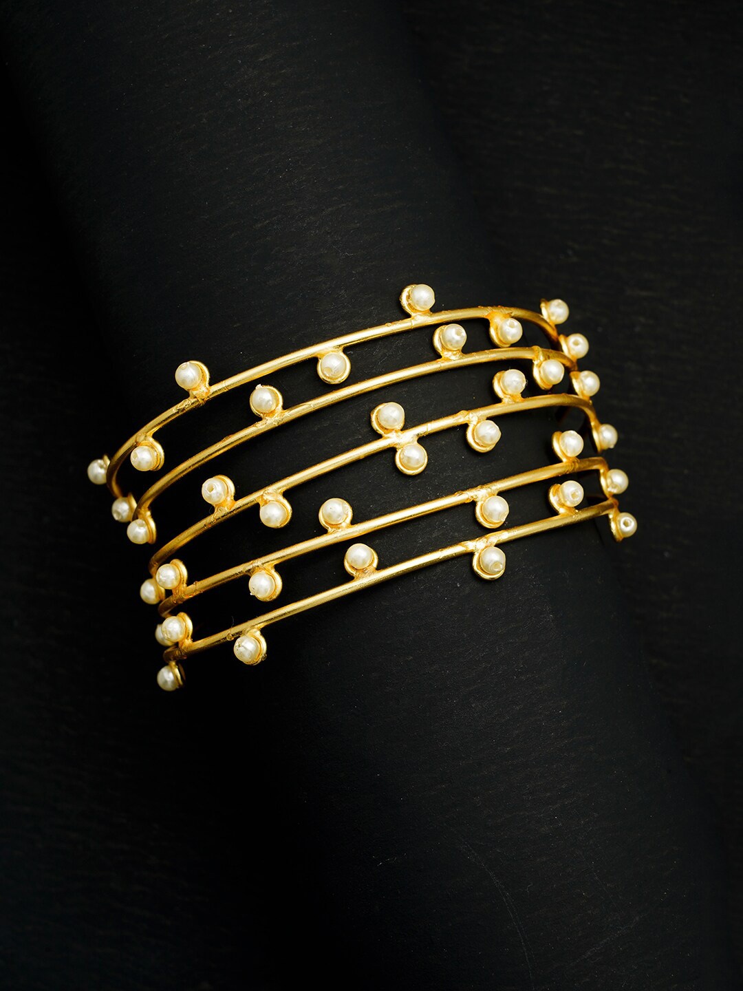 

VIRAASI Gold Plated Cuff Bracelet