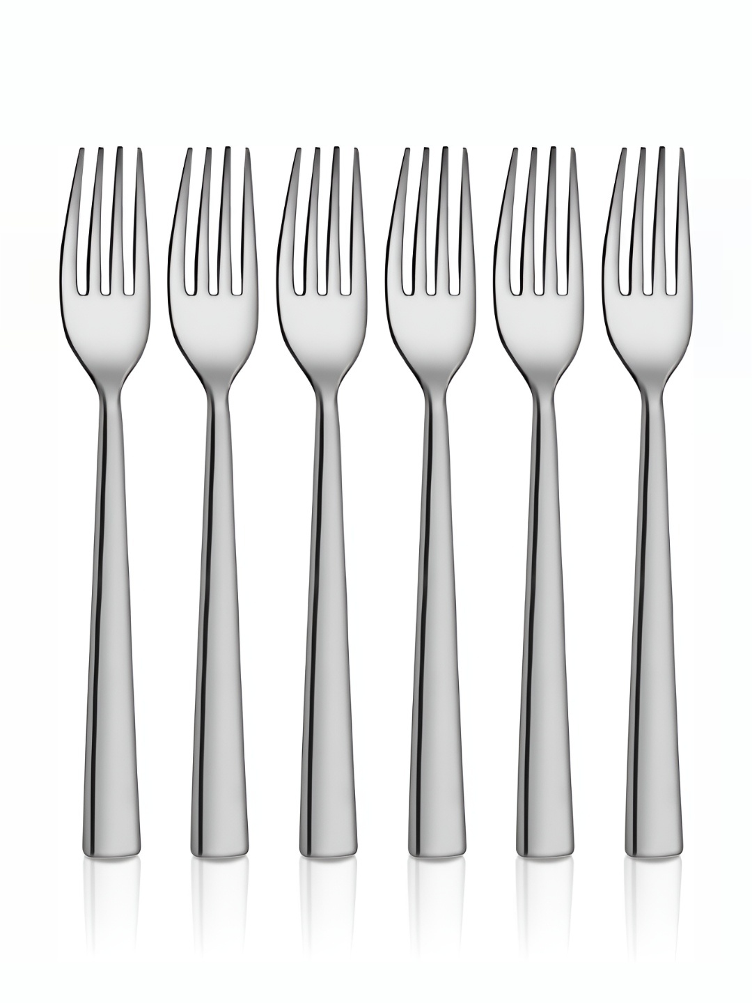 

Shri & Sam Lotus Silver 6 Pieces Stainless Steel Fruit Forks