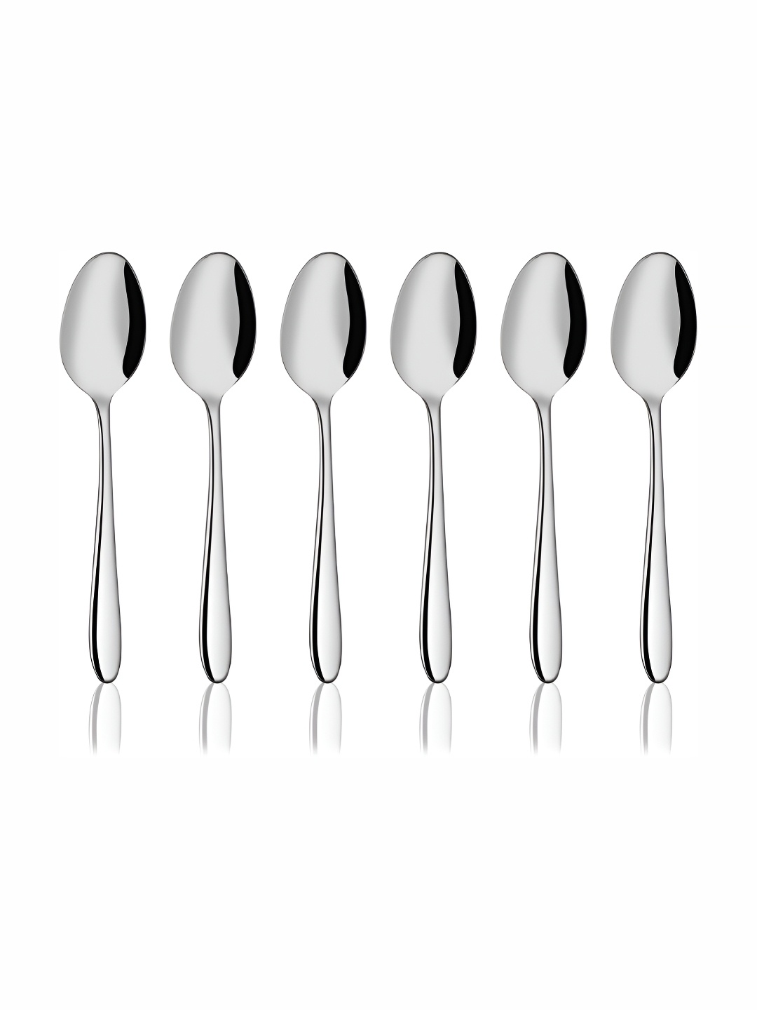 

Shri & Sam Silver Toned 6 Pieces Stainless Steel Gracy Baby Spoons