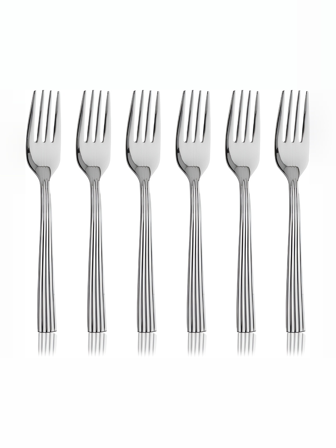 

Shri & Sam Silver Toned 6-Pcs Shaffield Desert Forks