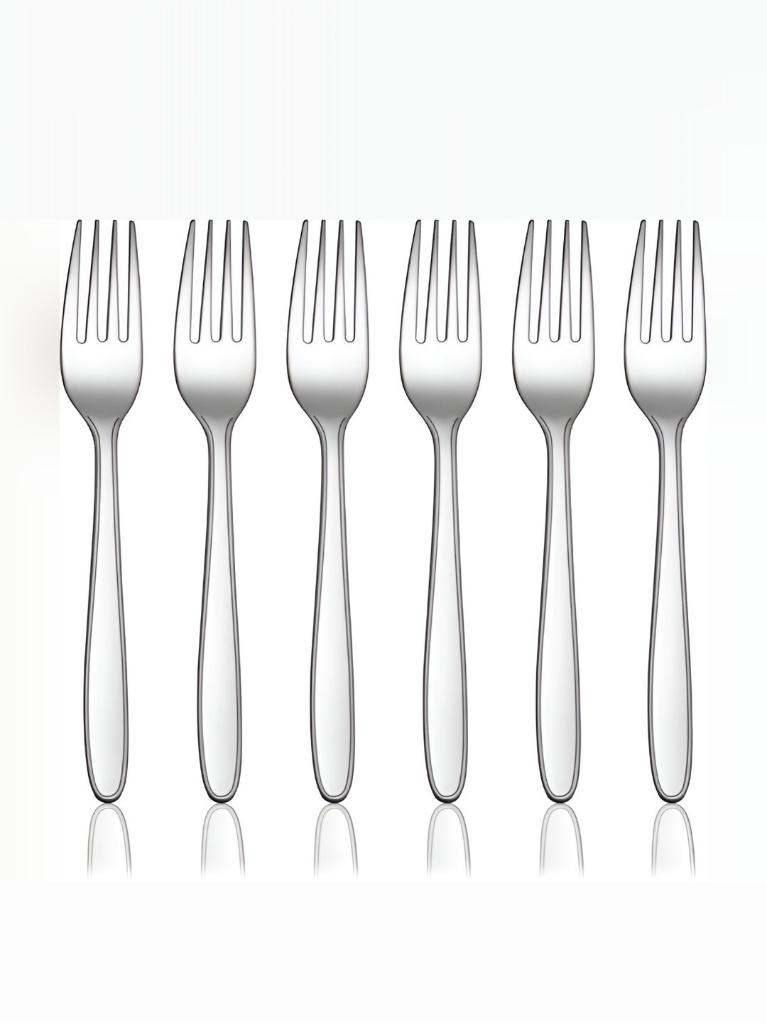 

Shri & Sam 6 Pieces Stainless Steel Dinner Forks, Silver