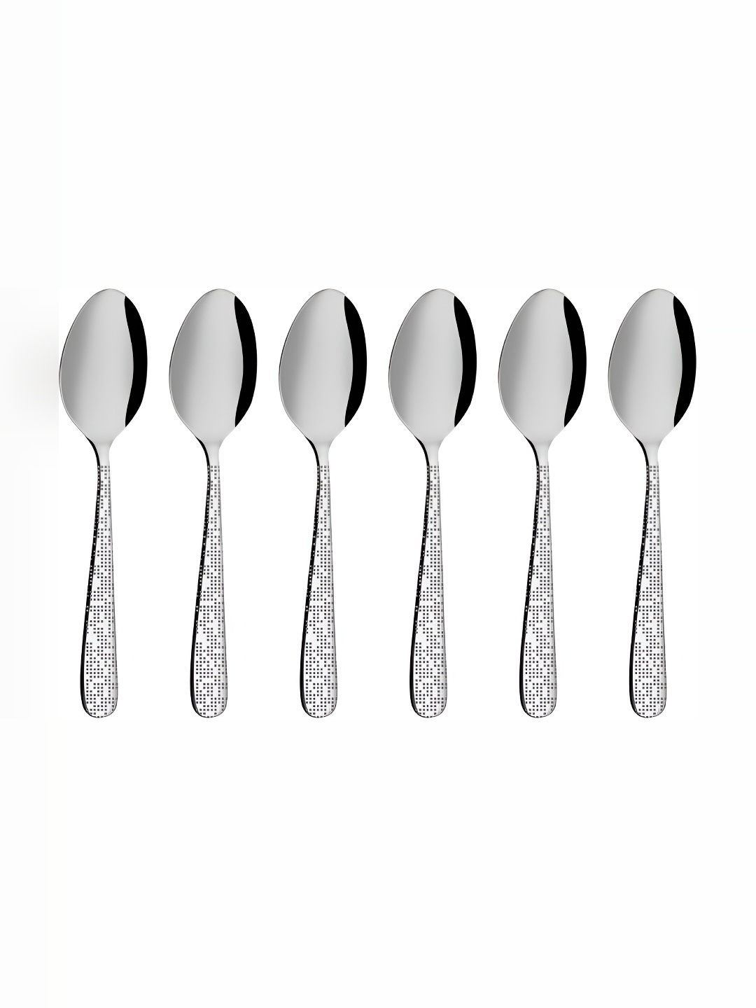 

Shri & Sam Stainless Steel 6 Pieces Baby Spoons, Silver