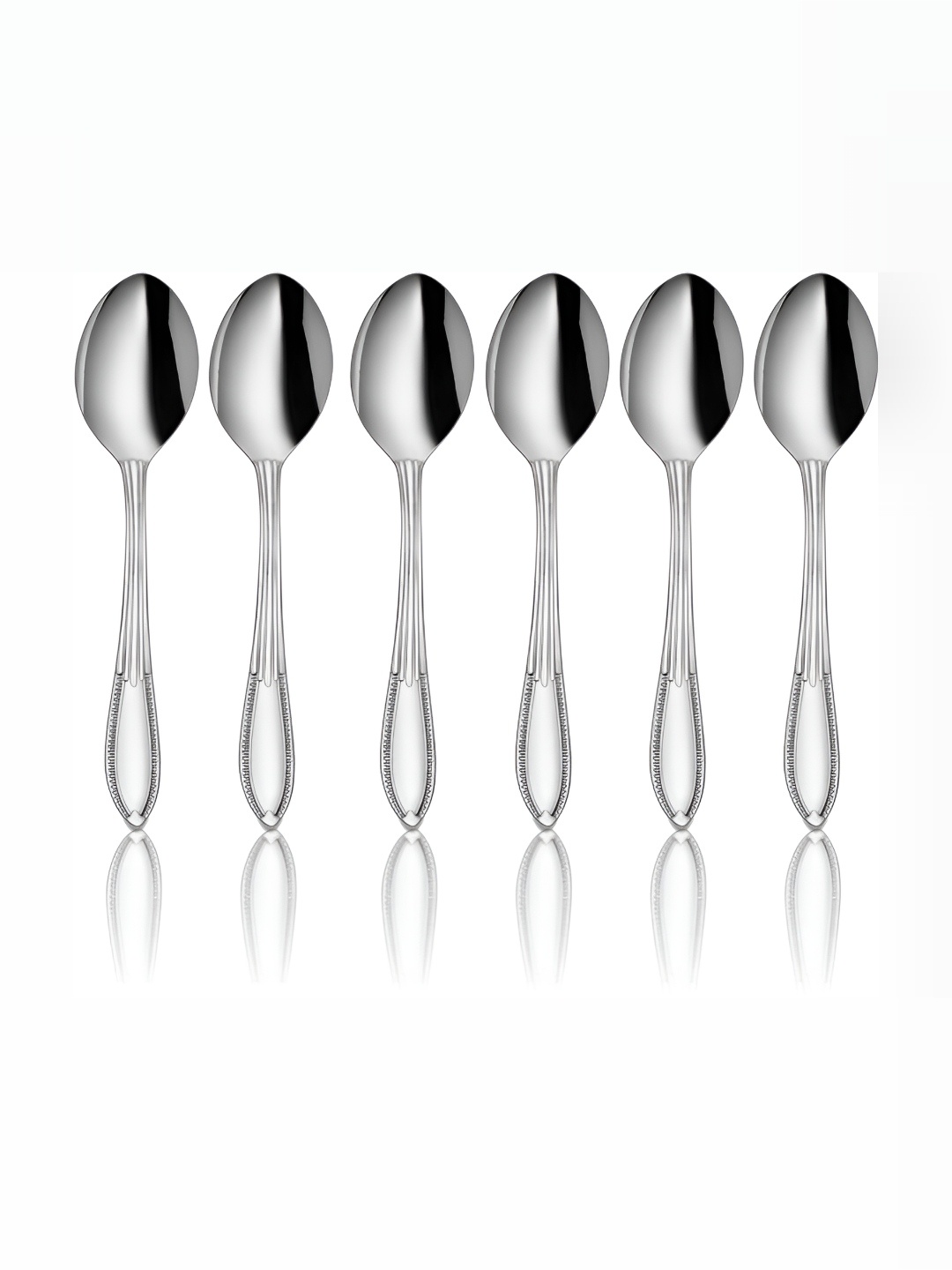 

Shri & Sam Silver toned 6 Pieces Stainless Steel Spoons