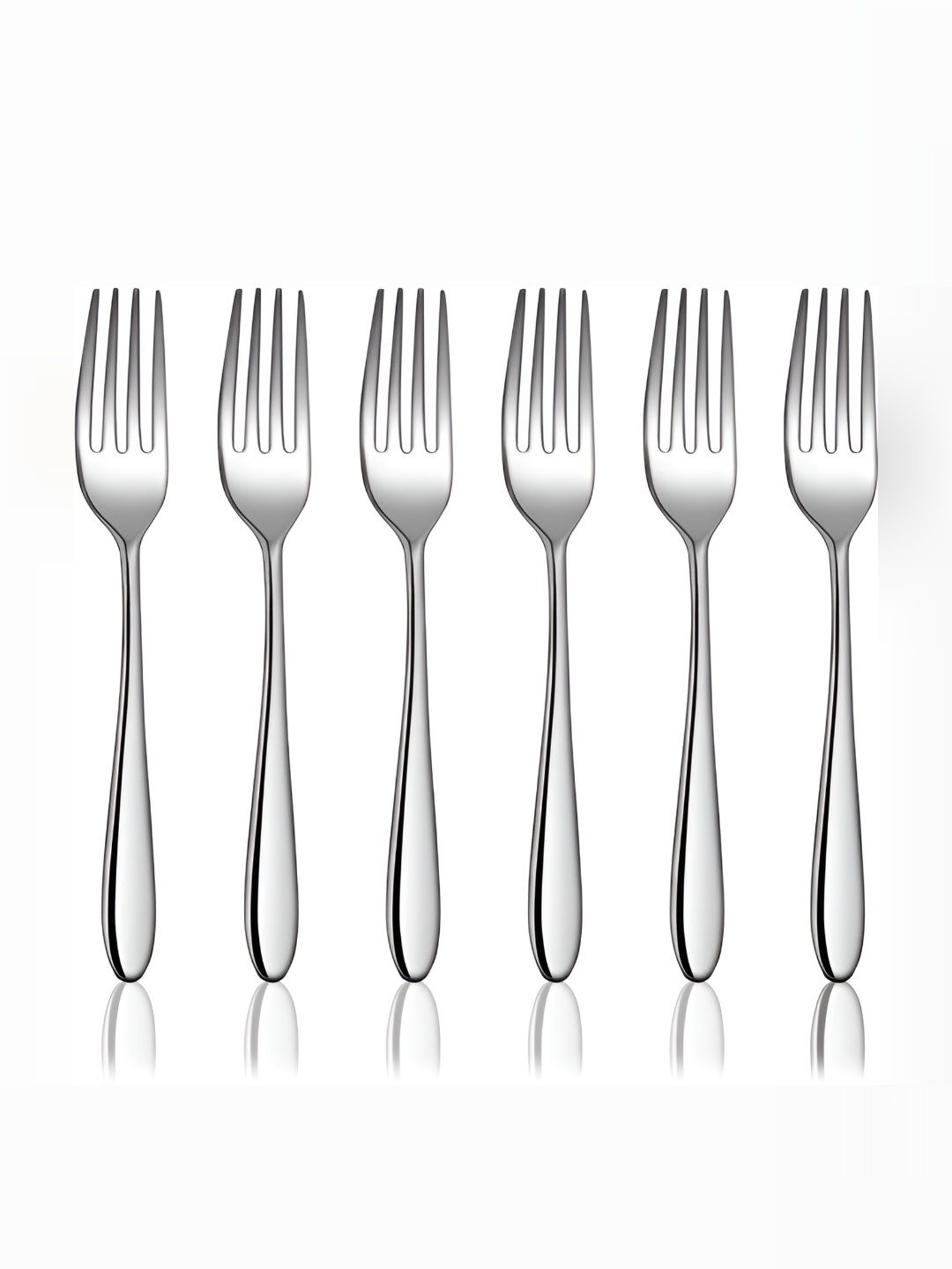 

Shri & Sam Silver toned 6 Pieces Stainless Steel Fork Set