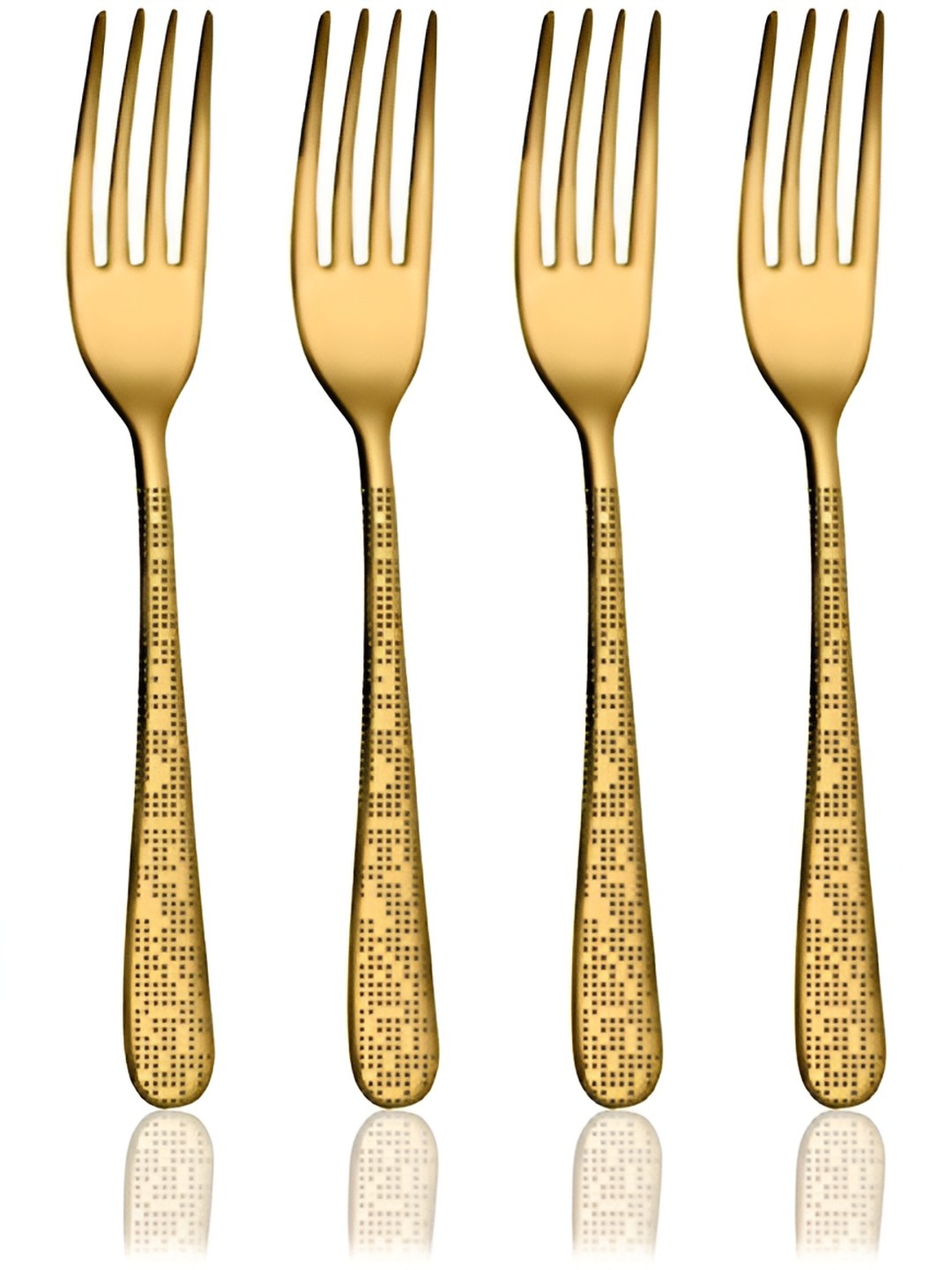 

Shri & Sam 6 Pieces Stainless Steel Fruit Forks, Gold