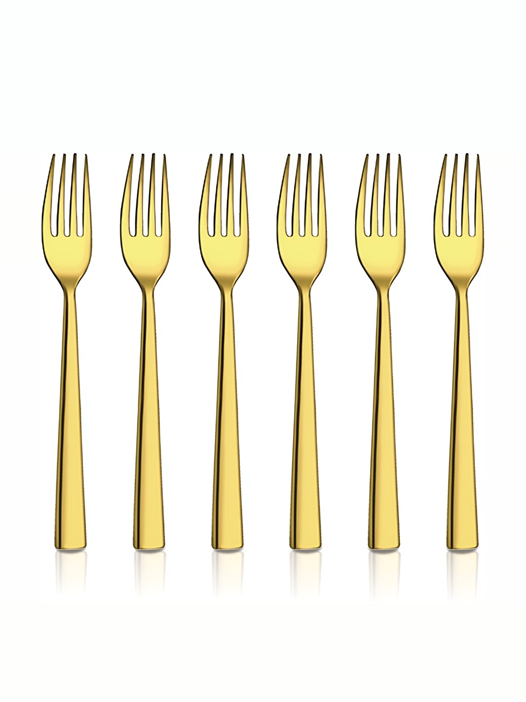 

Shri & Sam Gold Toned 6 Pieces Stainless Steel Dessert Forks