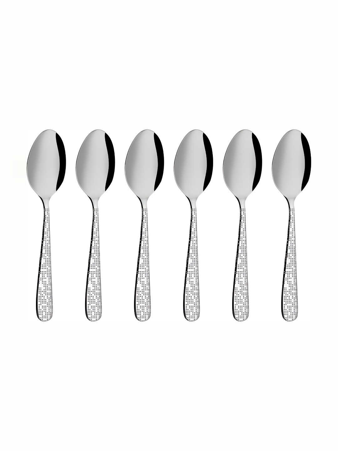 

Shri & Sam Stainless Steel 6 Pieces Dessert Spoons, Silver
