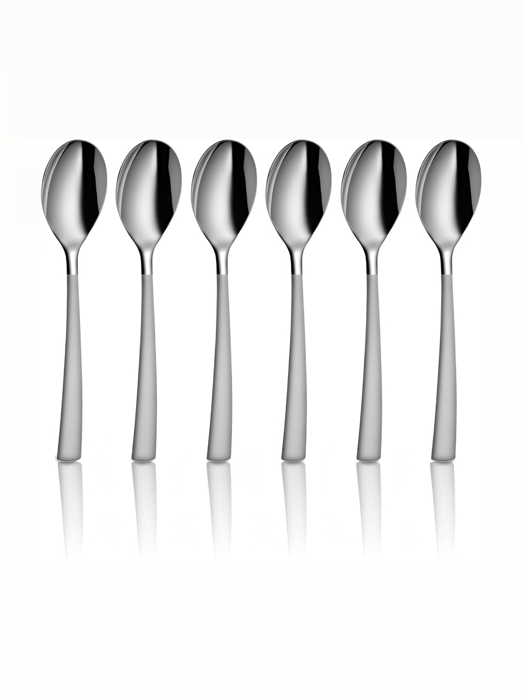 

Shri & Sam 6 Pieces Stainless Steel Dessert Spoons, Silver