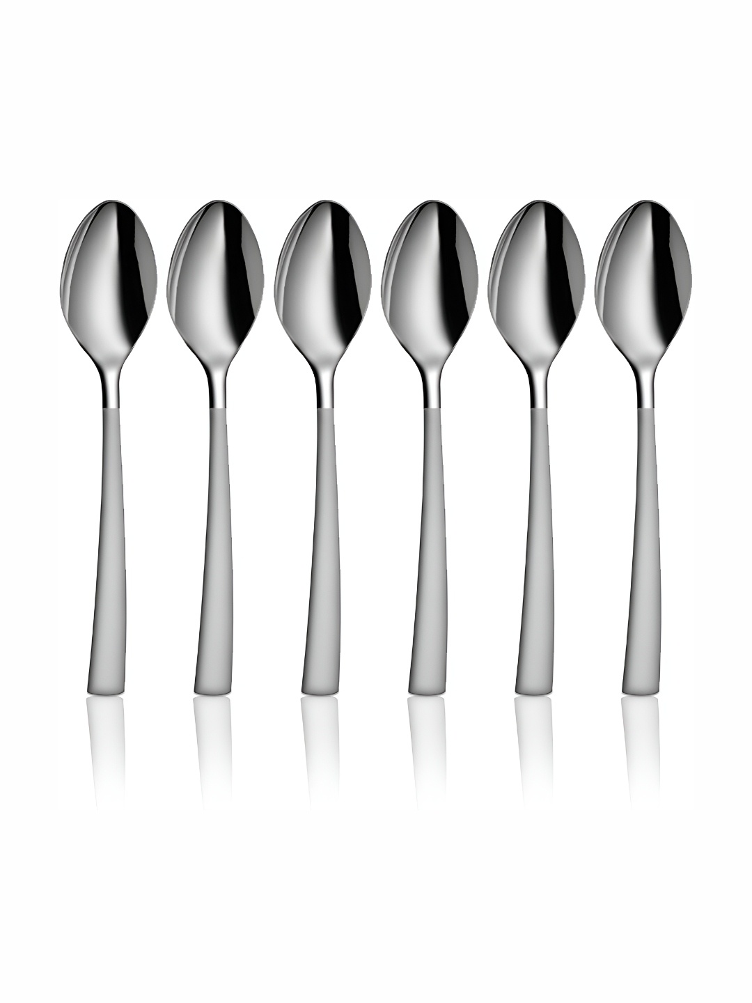 

Shri & Sam 6 Pieces Stainless Steel Desert Spoons, Silver