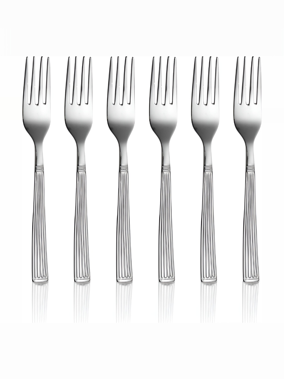 

Shri & Sam Silver Toned 6 Pieces Stainless Steel Forks