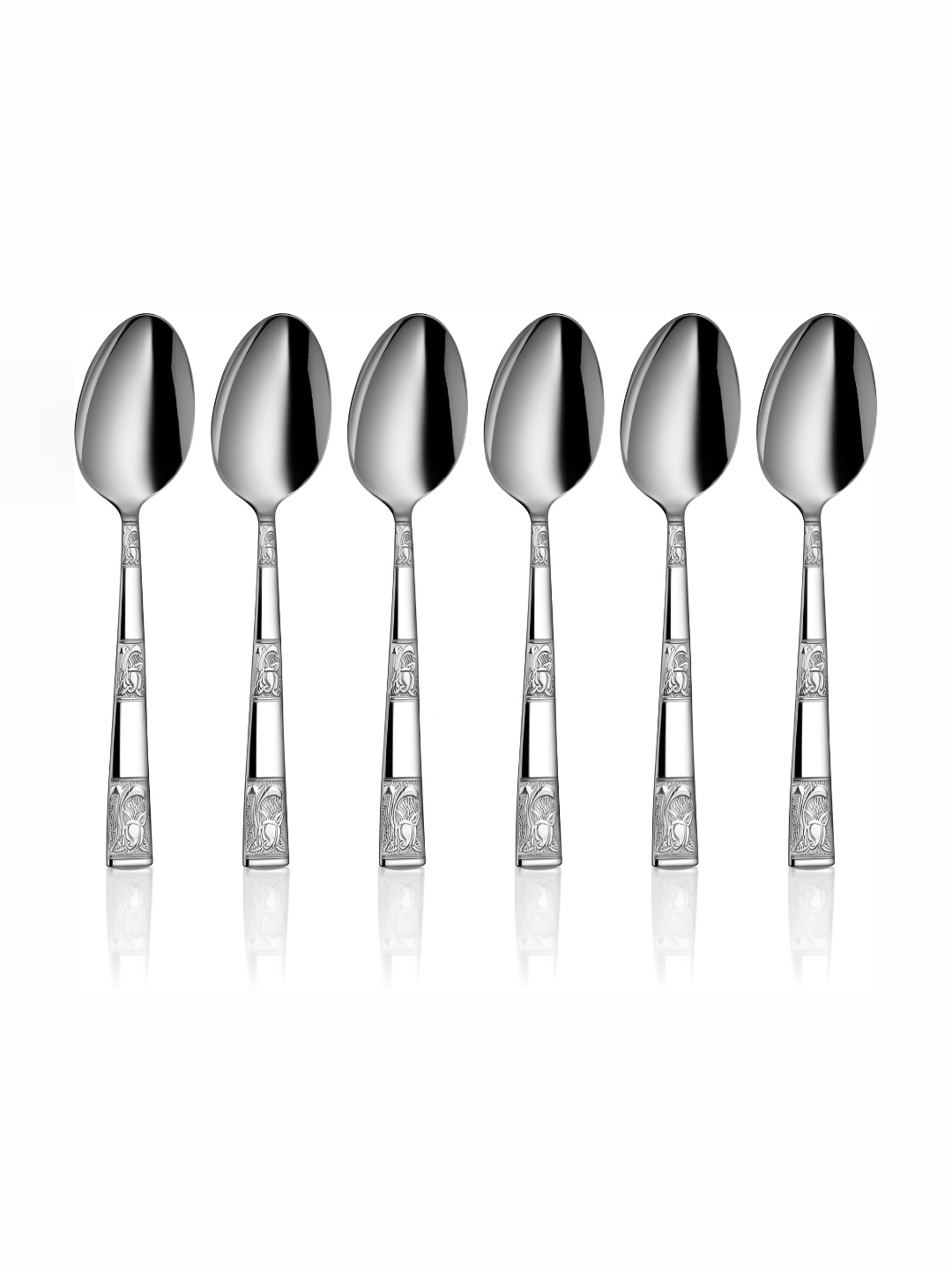 

Shri & Sam Lotus 6 Pieces Grey Dessert Spoon Cutlery Set