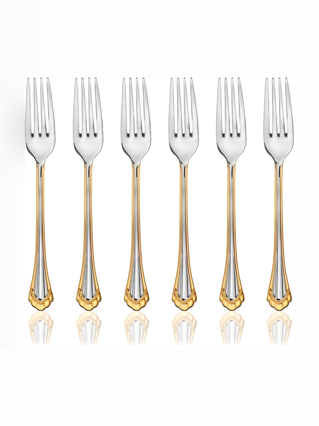 

Shri & Sam Silver Toned 6 Pieces Stainless Steel Tea Fork