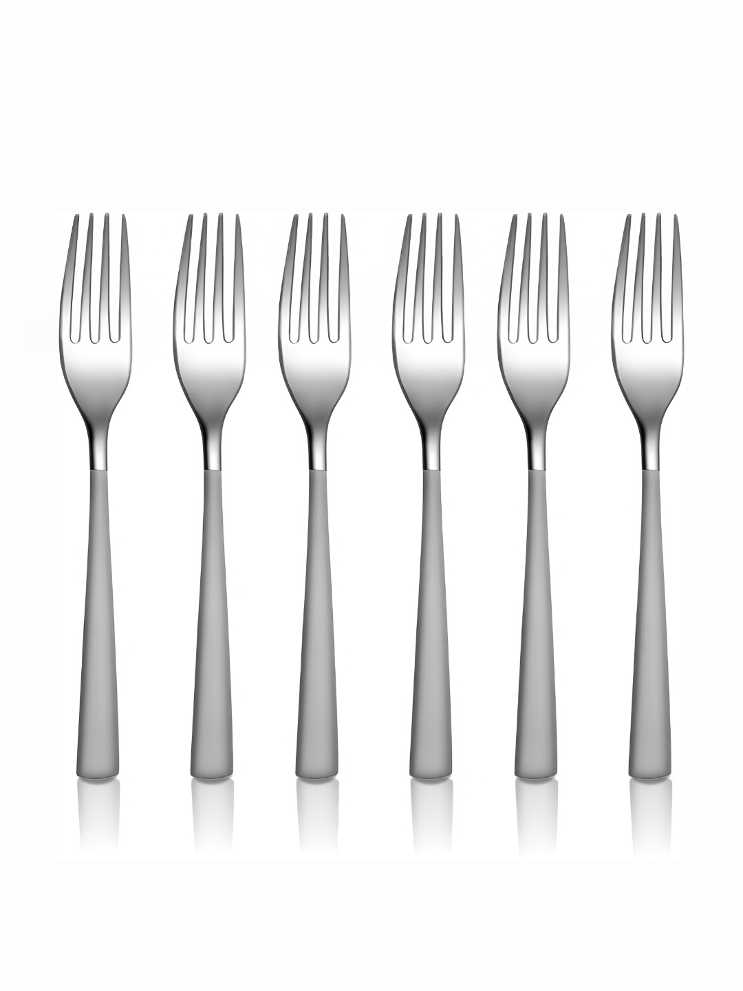 

Shri & Sam Silver toned 6 pcs Stainless Steel Dinner Fork