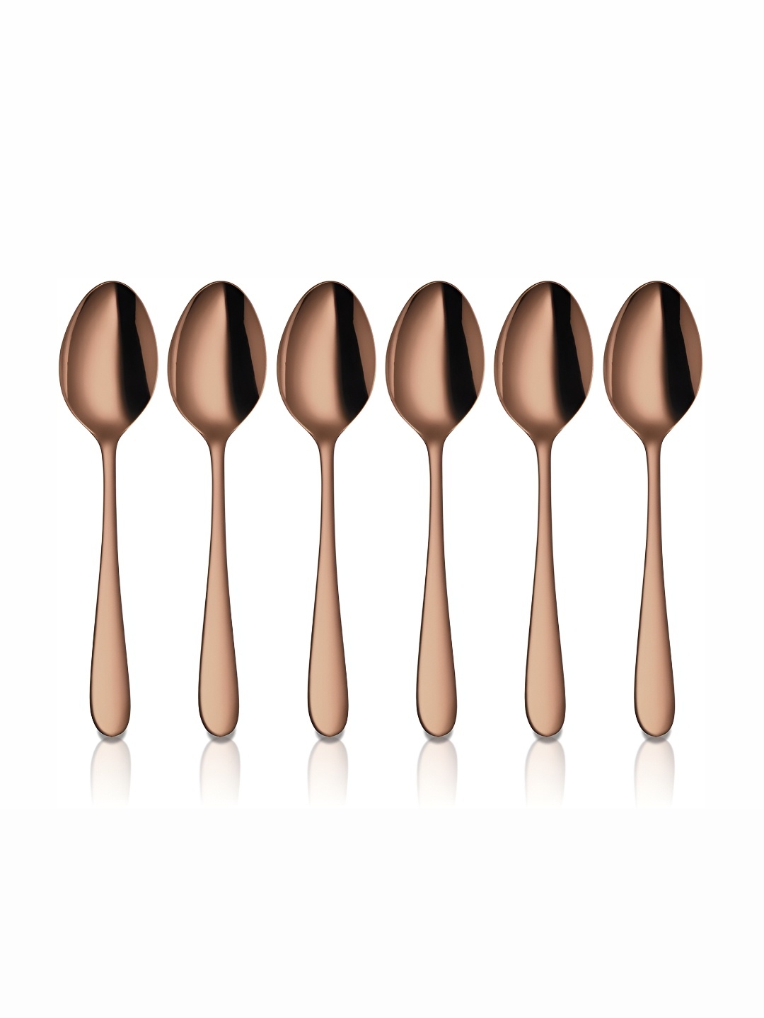 

Shri & Sam Jasmine Rose Gold 6 Pieces Stainless Steel Tea Spoon