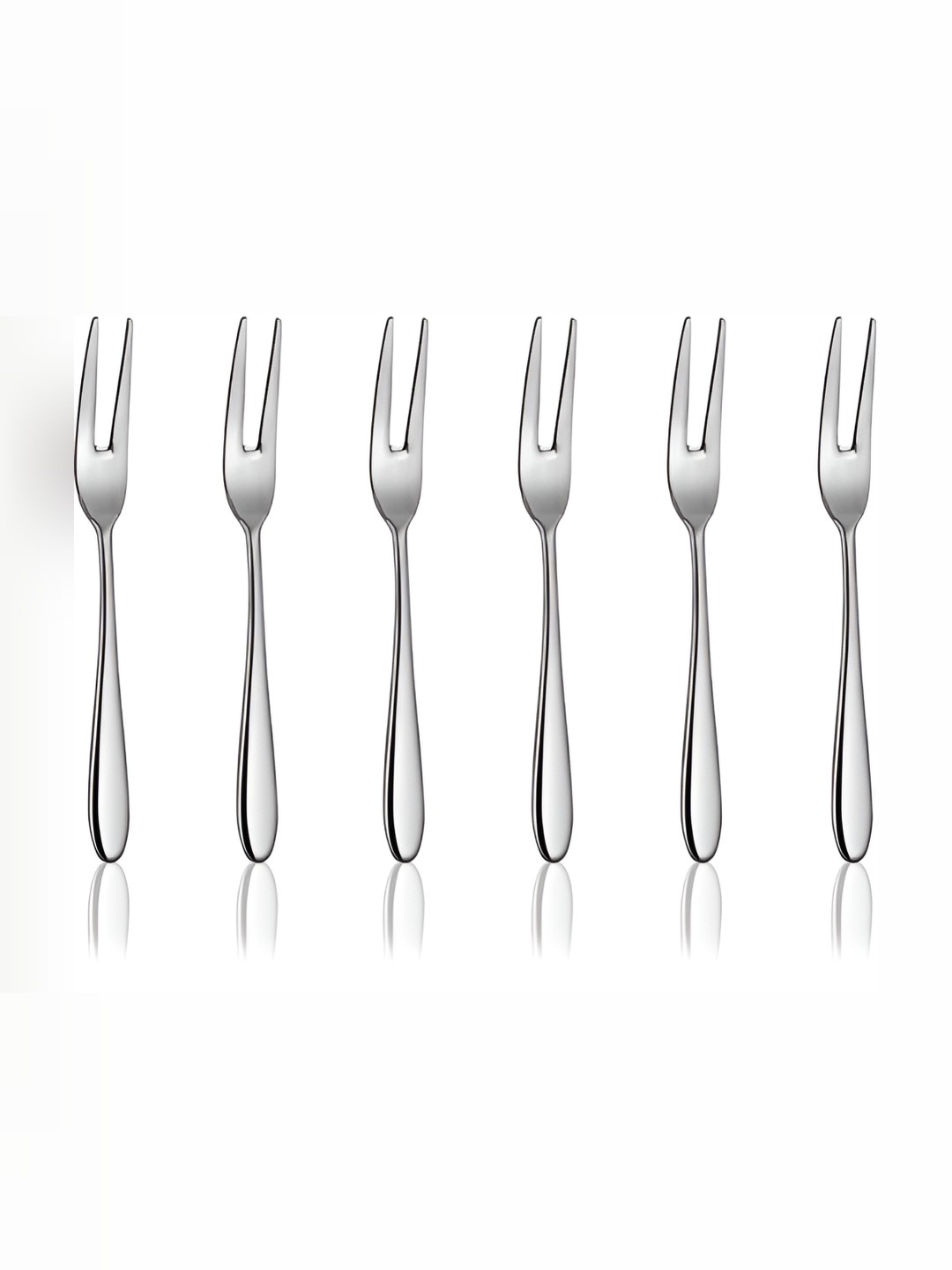 

Shri & Sam Gracy Silver Toned 6 Pcs Stainless Steel Fruit Forks