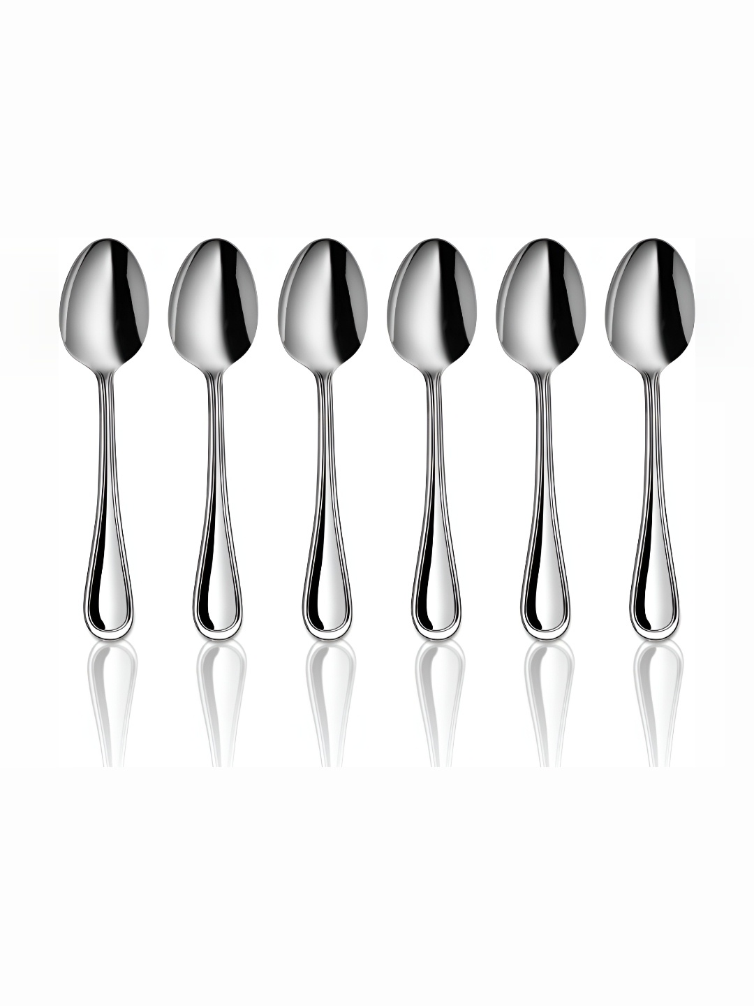 

Shri & Sam 6-pcs Stainless Steel Dessert Spoon, Silver