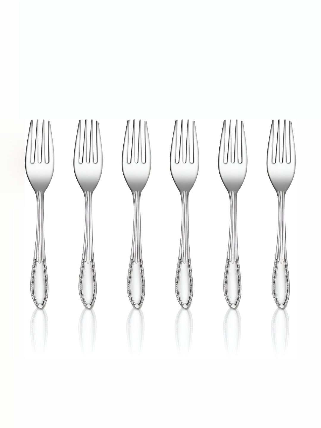 

Shri & Sam 6 Pieces Stainless Steel Fruit Fork, Silver