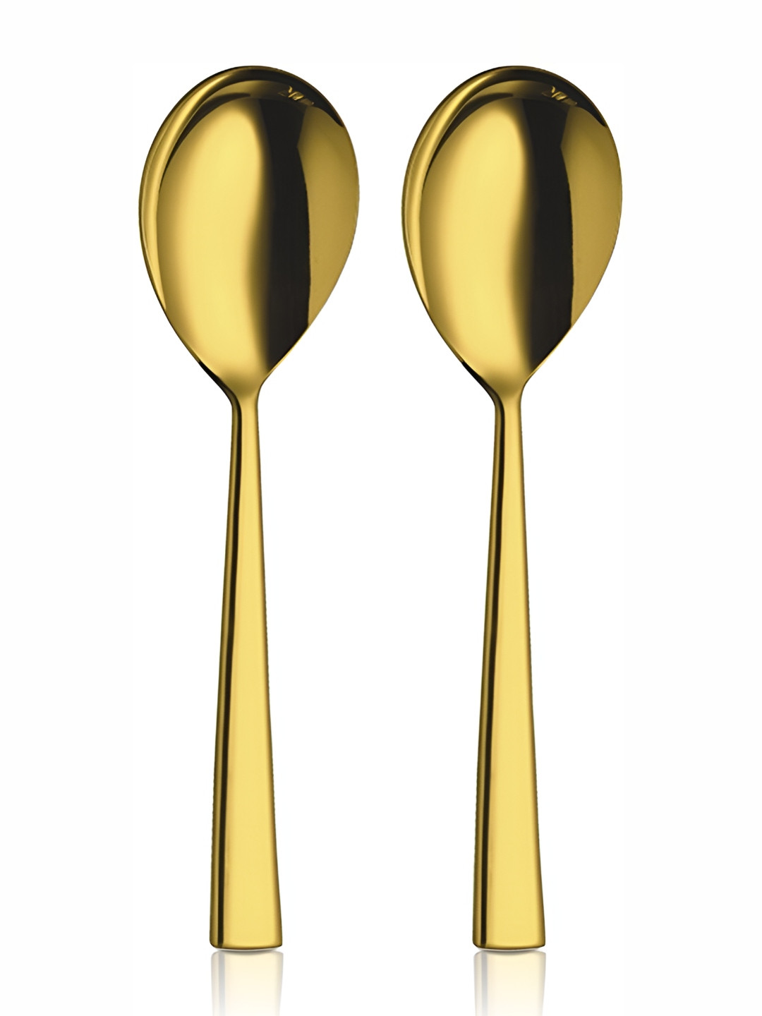 

Shri & Sam Gold- Toned 2 Pieces PVD Coating Stainless Steel Serving Spoon