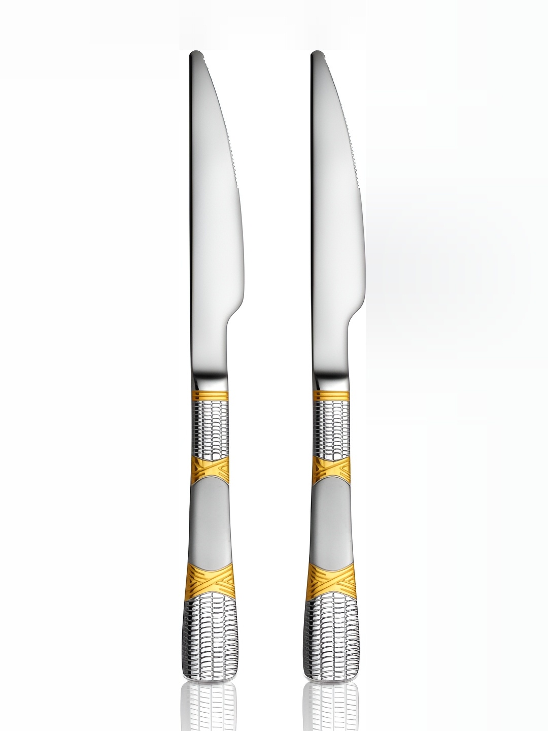 

Shri & Sam 2-Pcs Desert Knife, Silver