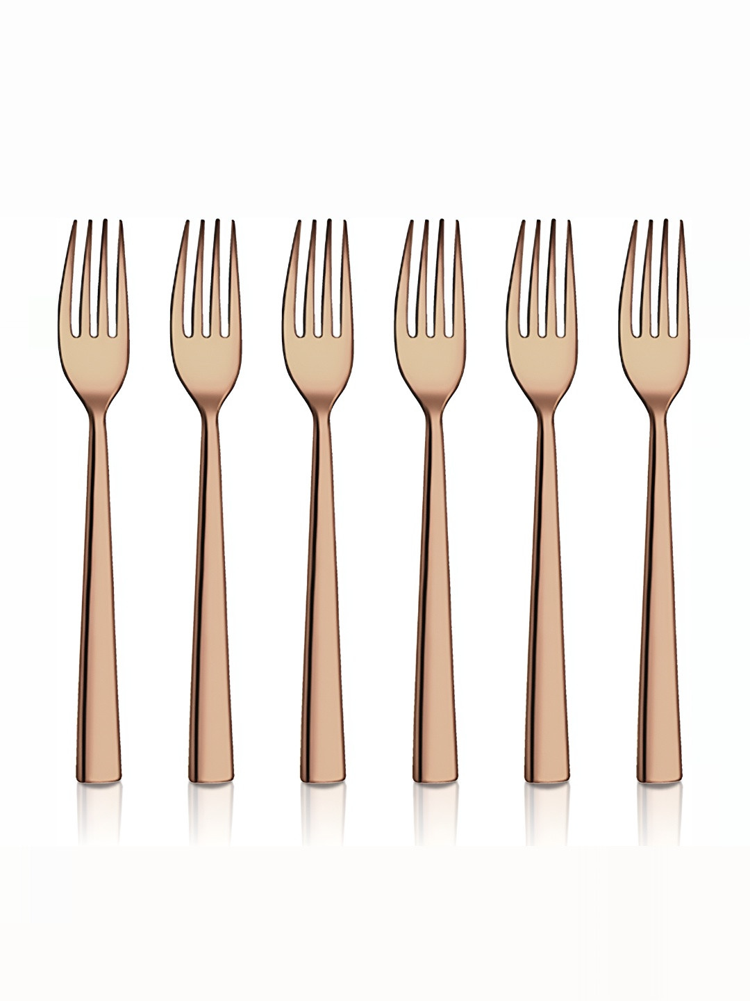 

Shri & Sam Rose Gold 6Pcs Stainless Steel Dessert Forks