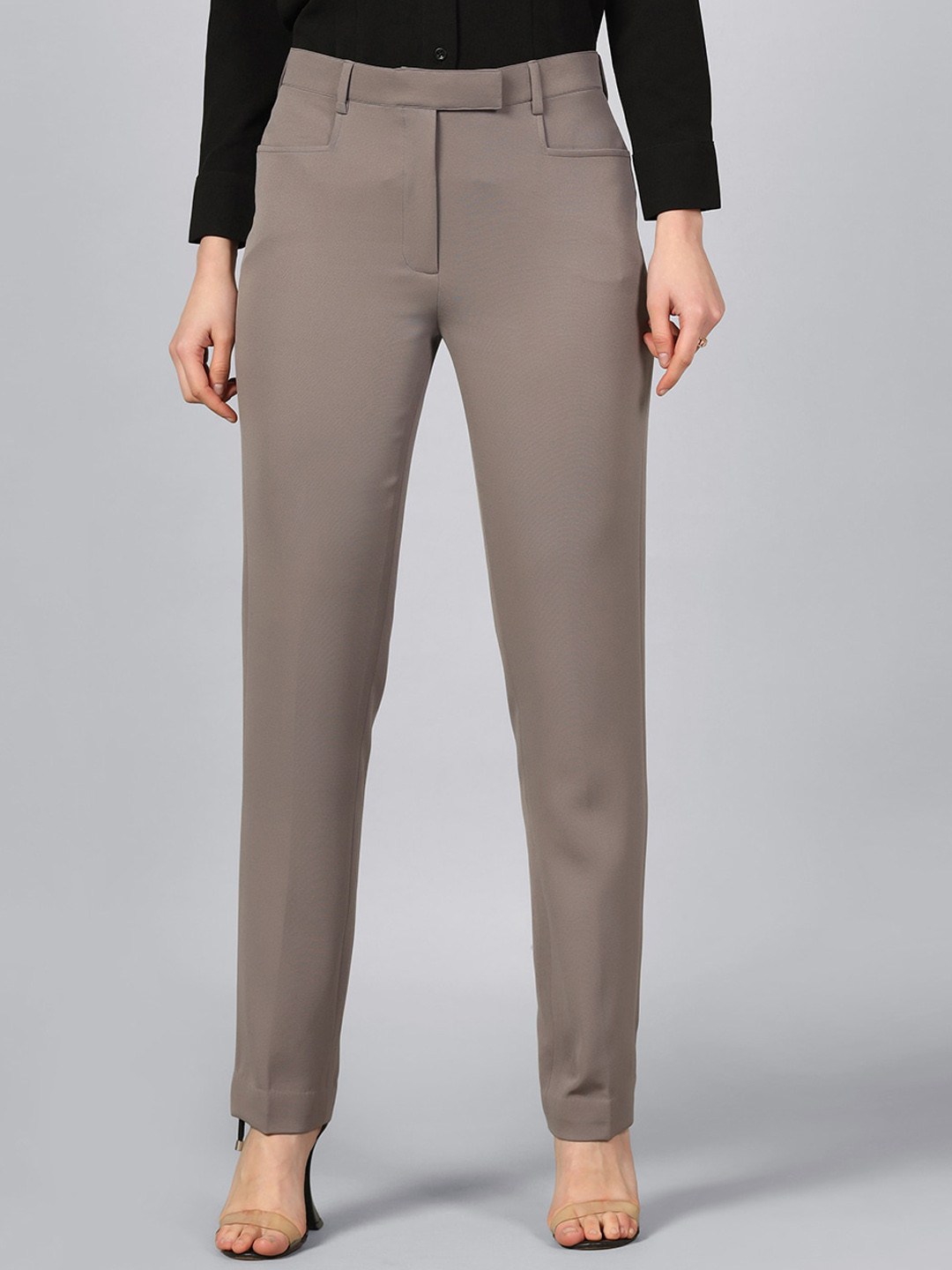 

PowerSutra Women Original Easy Wash Trousers, Grey