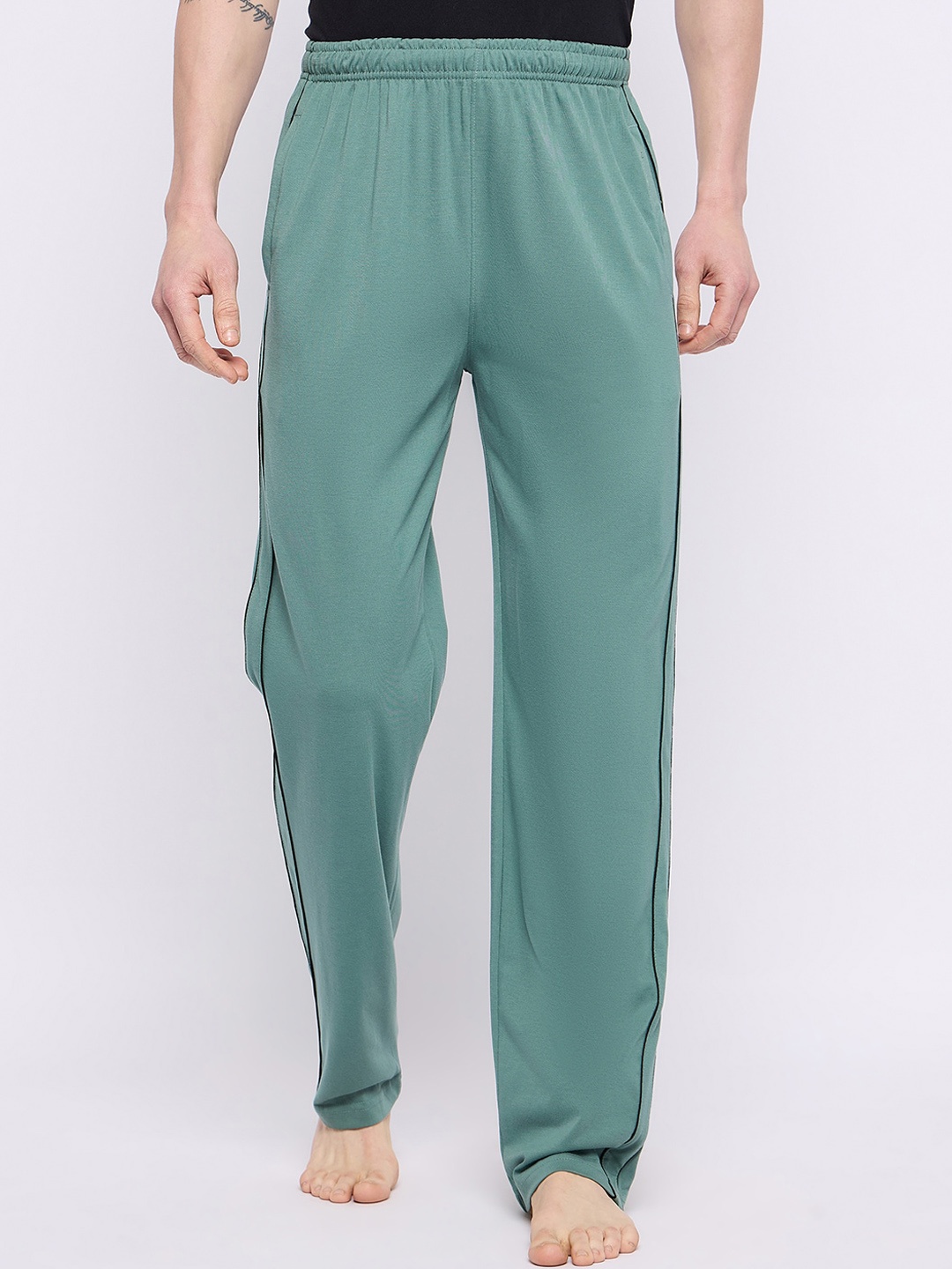 

Okane Men Cotton Straight Lounge Pant, Green