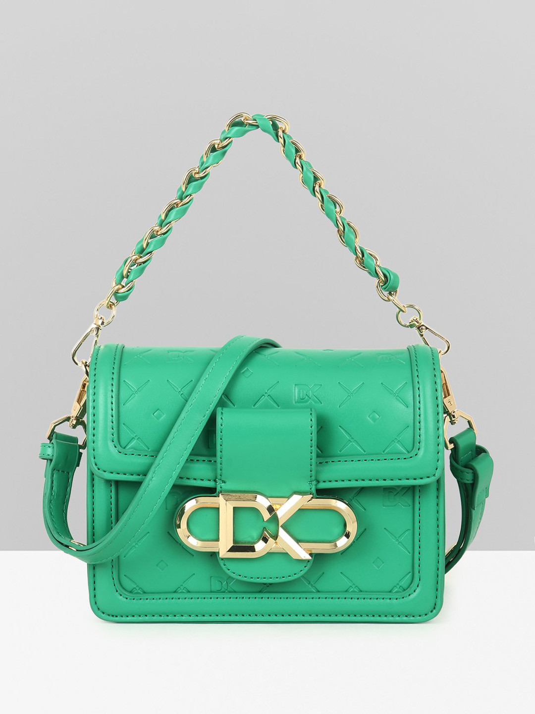 

Diana Korr PU Structured Handheld Bag, Green