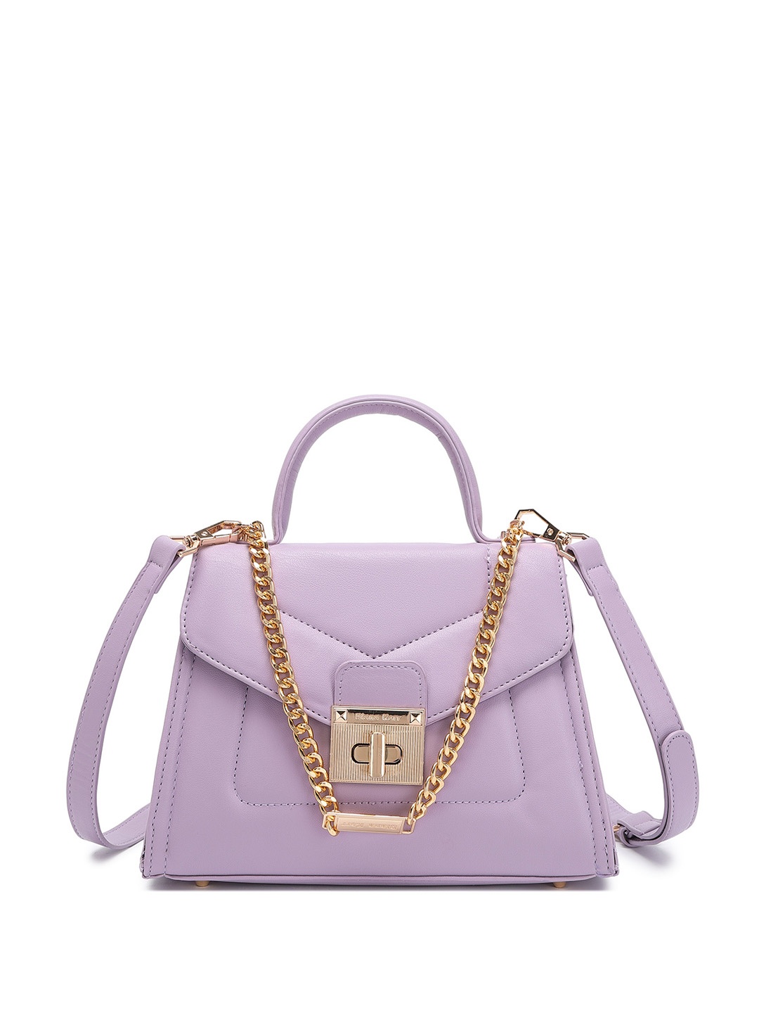 

Diana Korr PU Structured Shoulder Bag with Tasselled, Purple