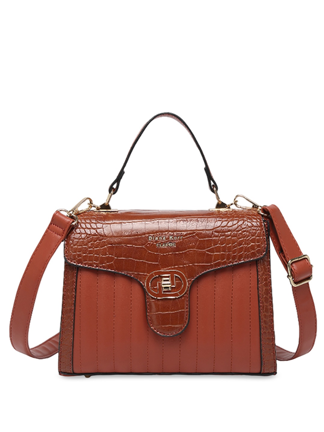 

Diana Korr Textured Structured Handheld Bag, Maroon