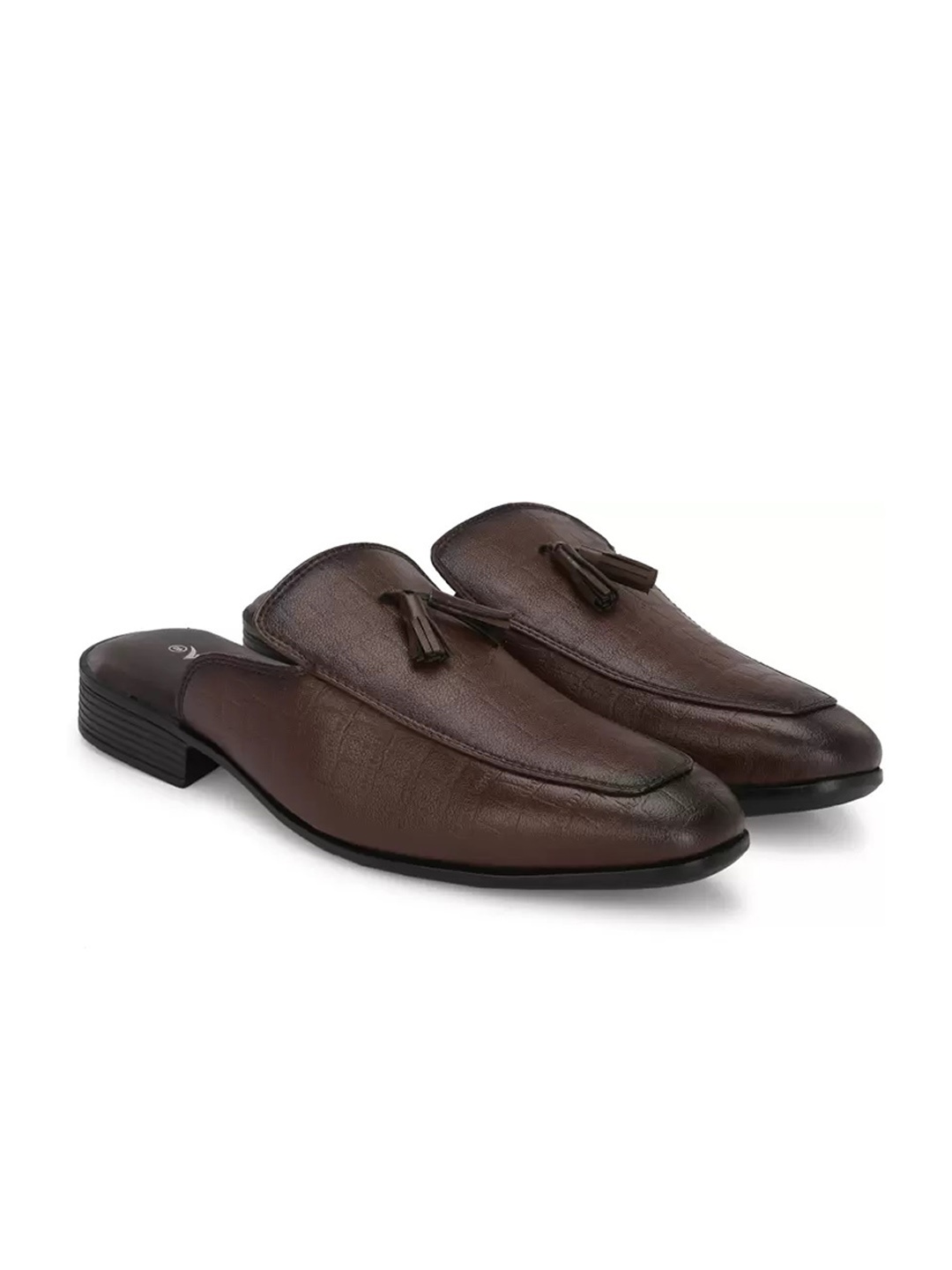 

Vellinto Men Tassels Lightweight Mules, Brown