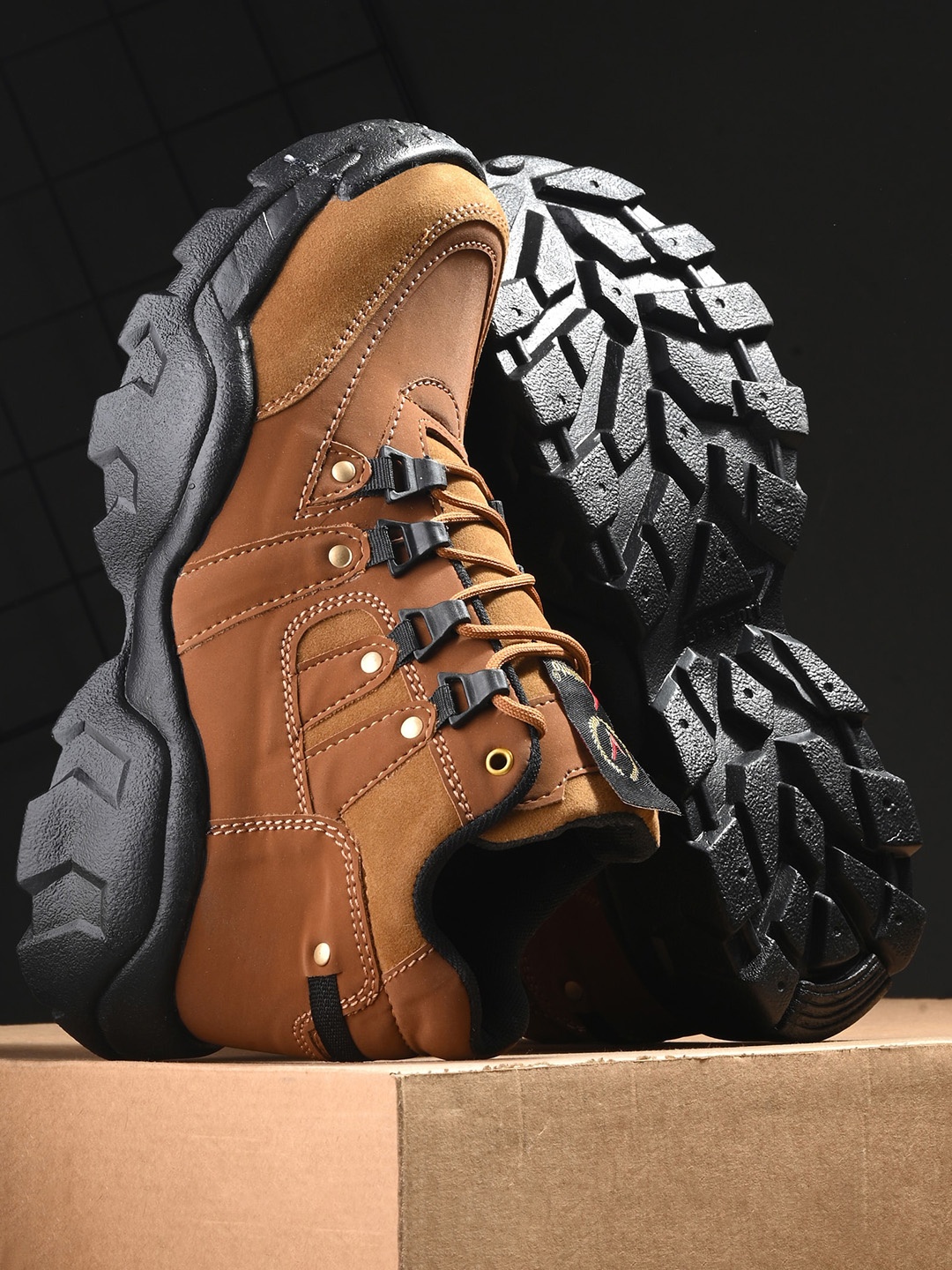Vellinto Men Janson Regular Boots, Tan